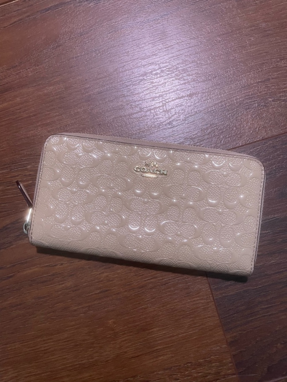 COACH embossed wallet